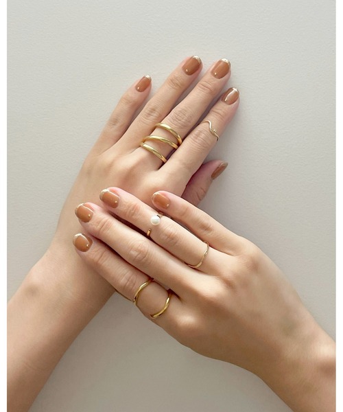 Jouete（ジュエッテ） 指輪 リング K10YG レイヤー リング レディース