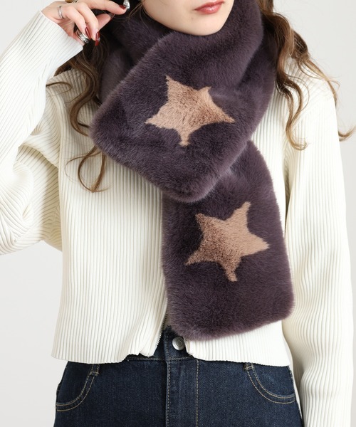 FUNALIVE（ファンアライブ） ネックウォーマー スヌード Craig 星柄