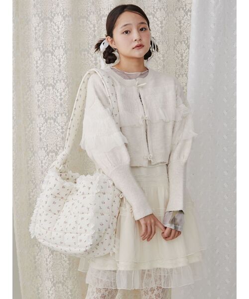 merry jenny（メリージェニー） ショルダーバッグ バッグ お花のガーゼ