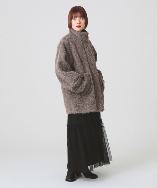 Ray BEAMS（レイ ビームス） ステンカラーコート コート シャギー