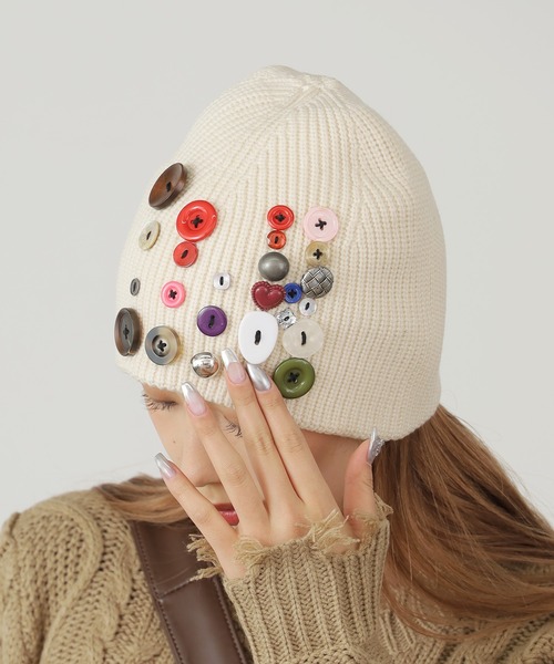 ROOP TOKYO ニット帽 ニットキャップ REMAKE KNITCAP リメイク ニット