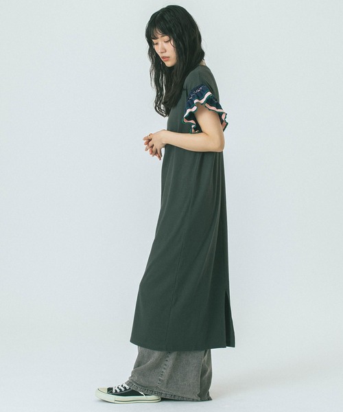 ROSE BUD（ローズバッド） ワンピース FRILL SLEEVE DRESS : ZOZOTOWN