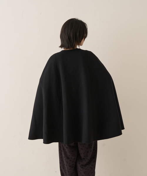 Rouge vif（ルージュ ヴィフ） ポンチョ 「ウールSuper110's」リバー