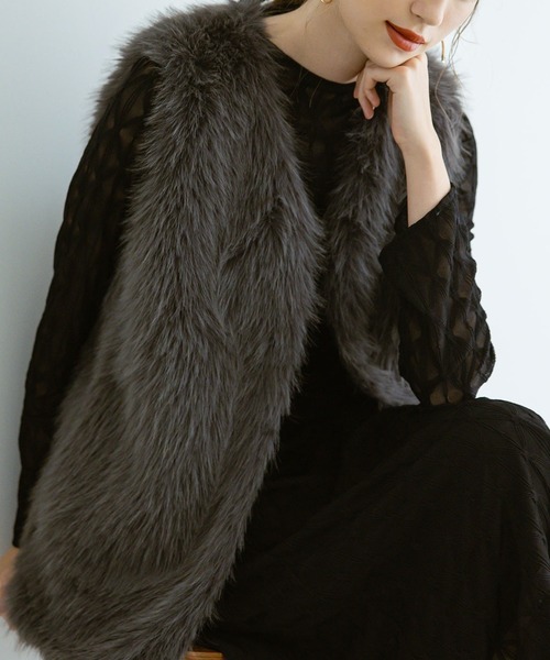 Dorry Doll（ドリードール） ベスト ジレ ファーベスト レディース