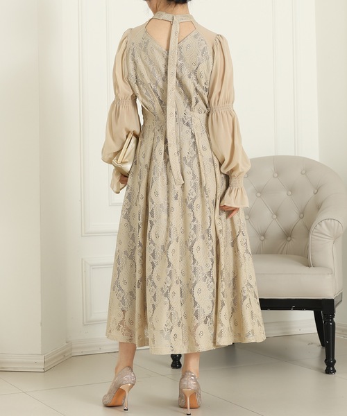 Lace Ladies（レースレディース） ドレス チョーカーネック 花柄