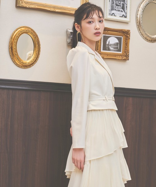 AND COUTURE（アンドクチュール） ワンピース ジャケットレイヤード