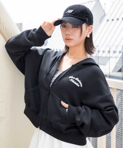 New Balance（ニューバランス） パーカー Linear Heritage フリース