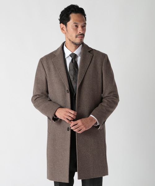 MEN'S BIGI（メンズビギ） チェスターコート コート スーパ−140ウール