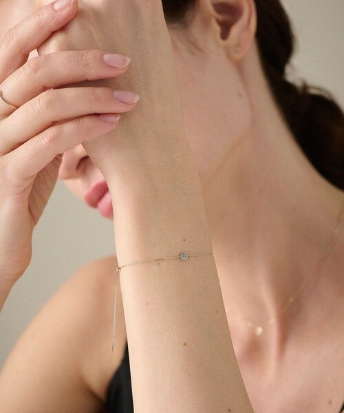 ete（エテ） ブレスレット K10YG ブリリアント ブラウンダイヤモンド