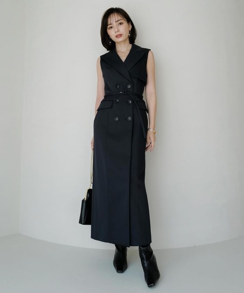 anuans（アニュアンス） ワンピース ダブルブレストワンピース