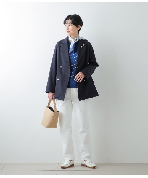 NEWYORKER（ニューヨーカー） ピーコート pコート コットンカルゼ P