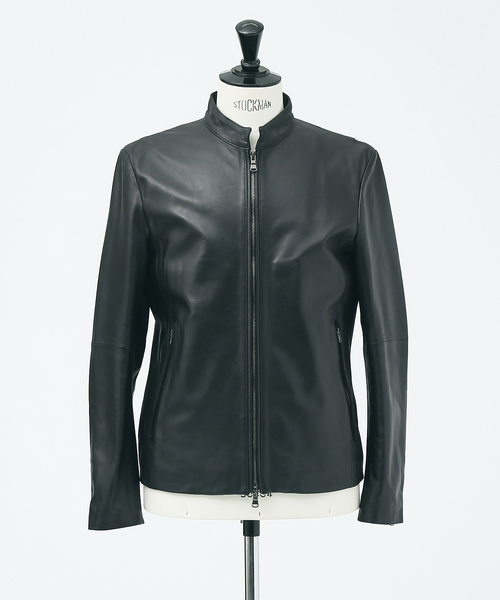 5351 POUR LES HOMMES 革ジャン ライダース シングル レザージャケット