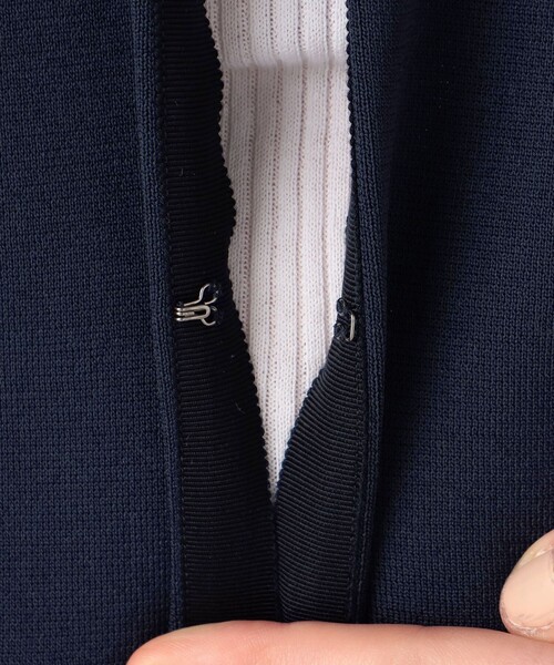 Ballsey（ボールジィ） カーディガン ミラノリブ クルーネック