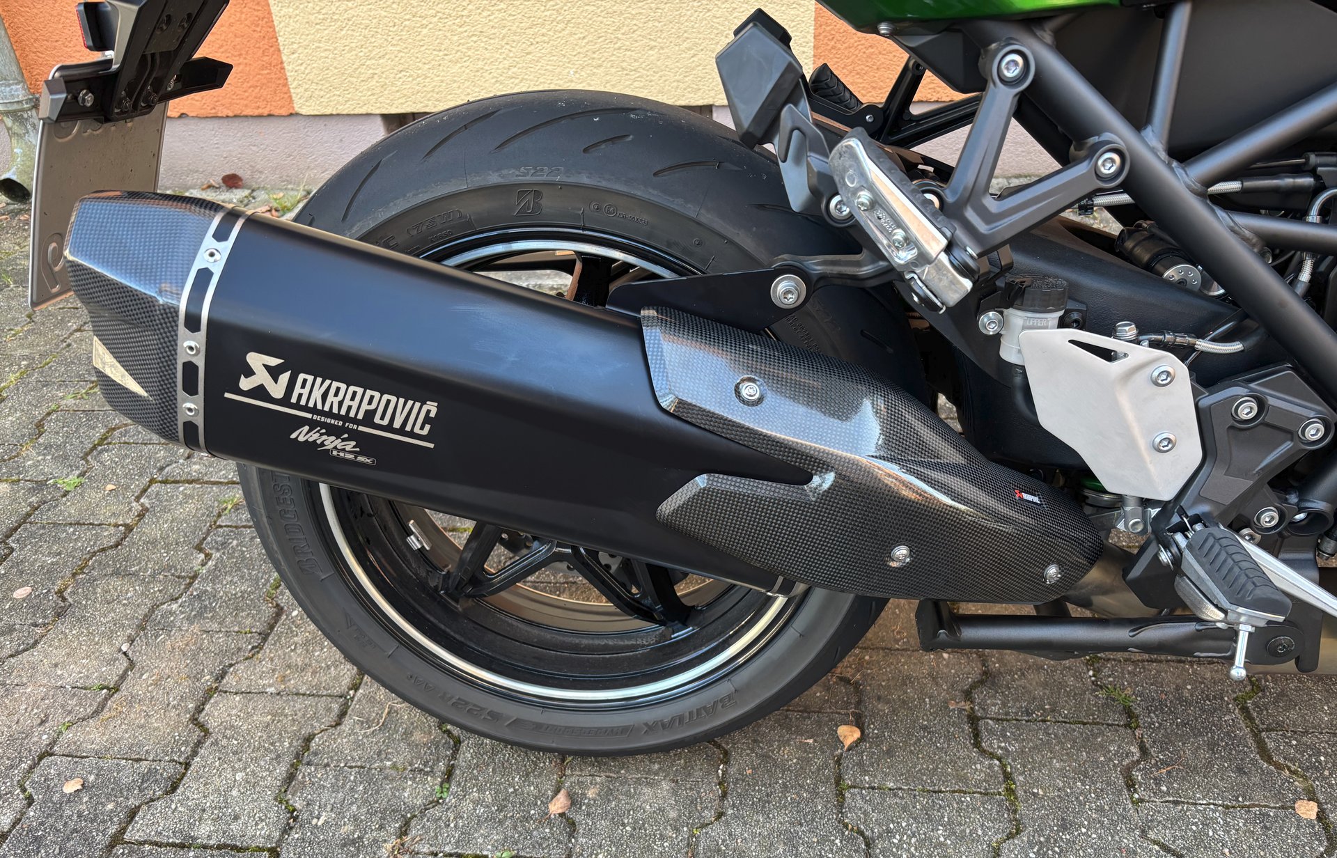 Kawasaki H2 SX SE - Installing Akrapovič Exhaust · The Blog of