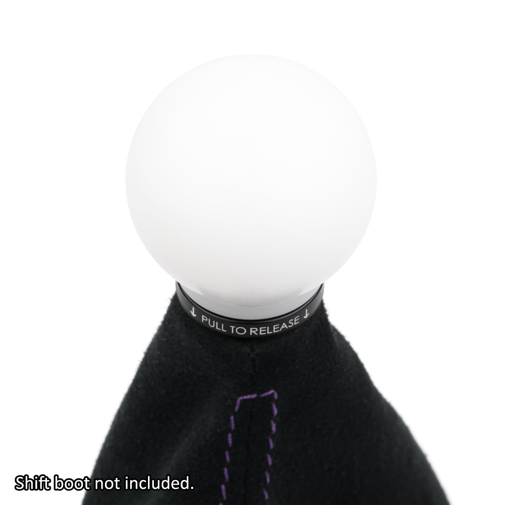 POCO Insulated Low-Profile Shift Knob White (M10×1.5) – ACUITY