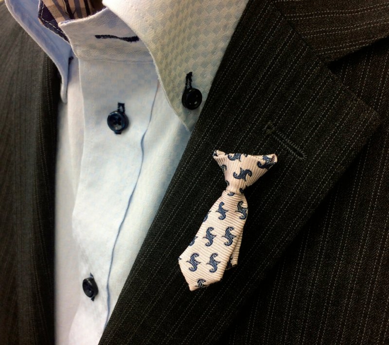 ネクタイ型ピンバッジ新作発売 東京都 八王子商工会議所 セレクト地域