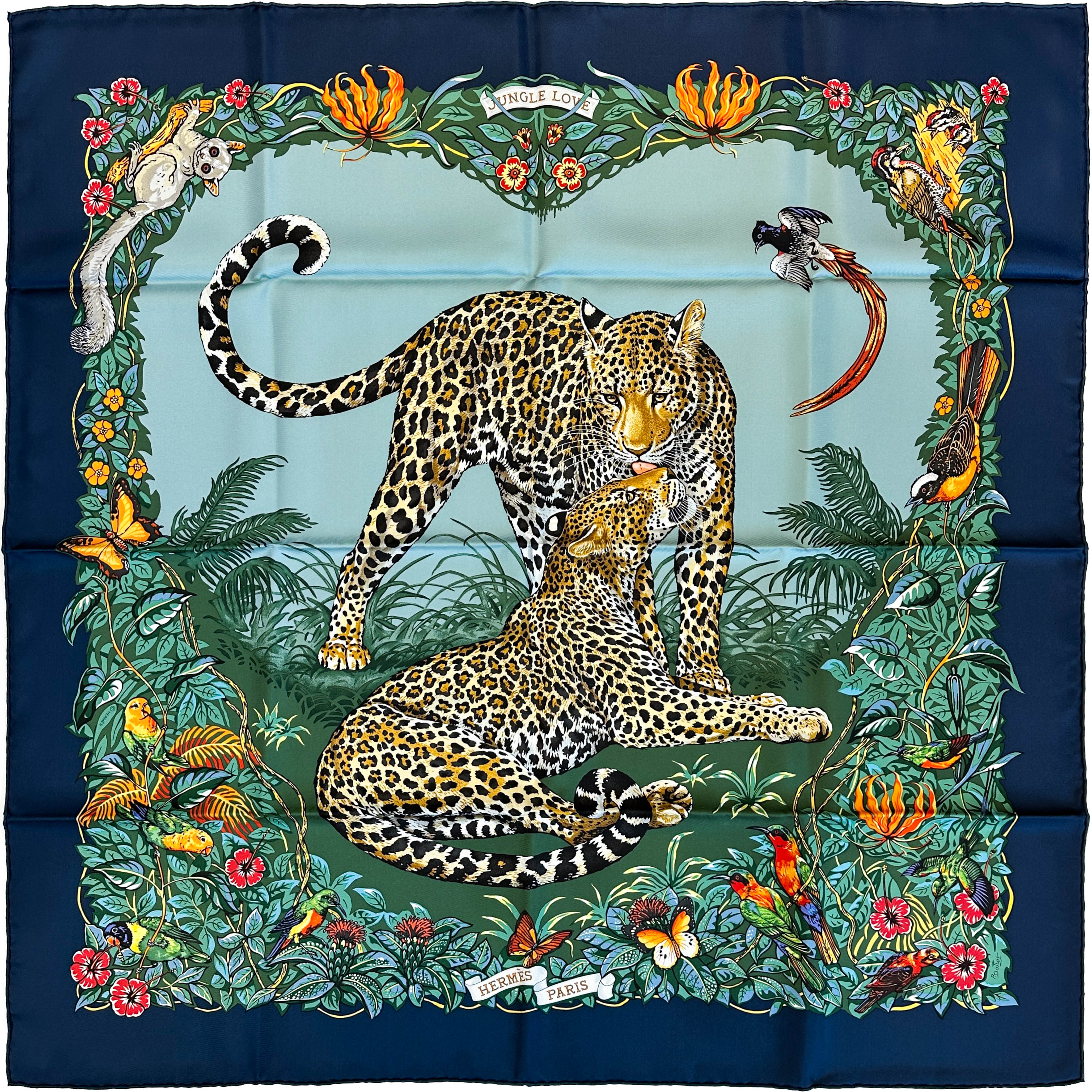 Hermès Jungle Love Forever 90