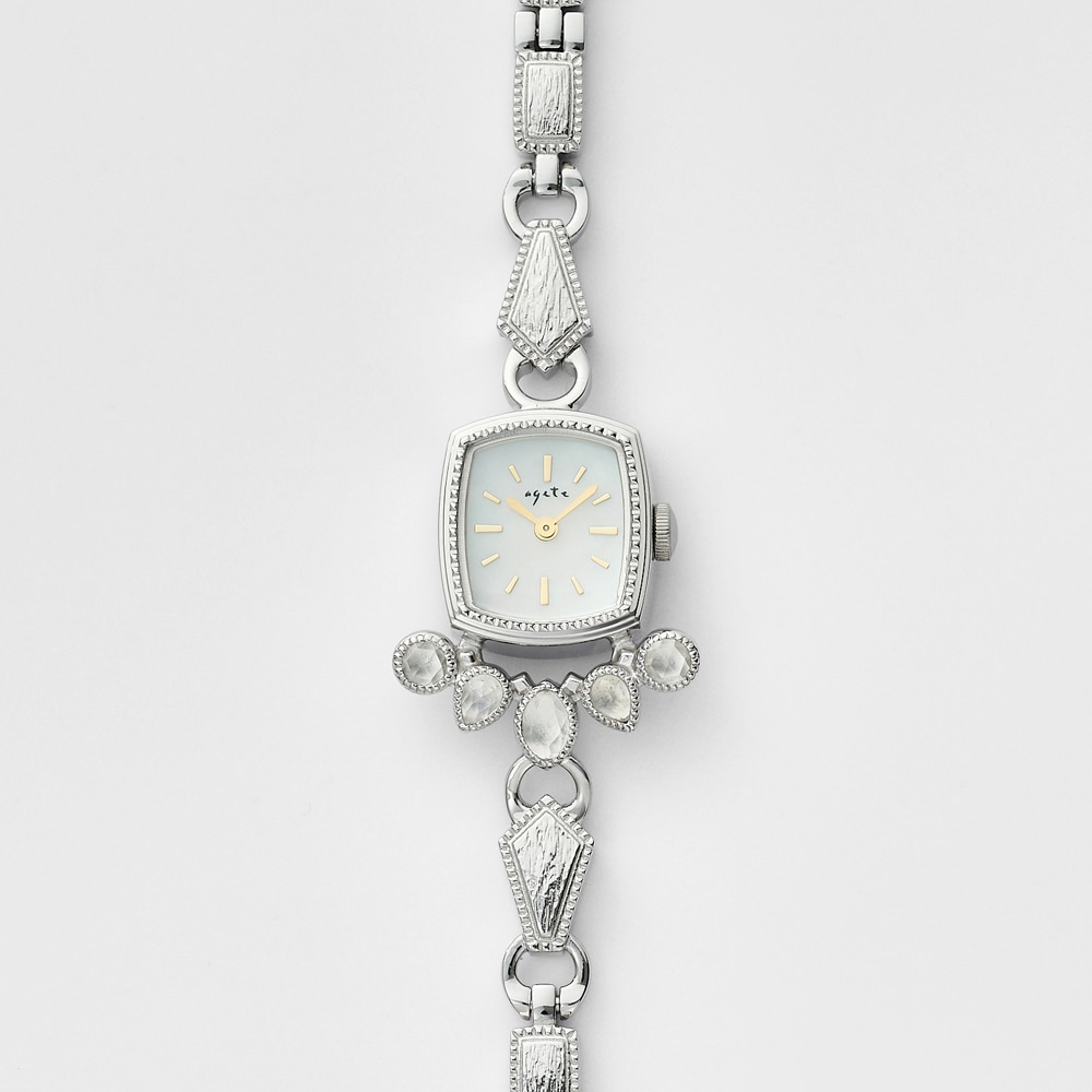 Limited Edition》スクエアフェイスジュエリーウォッチ｜時計