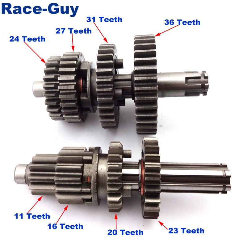 ギアボックストランスミッションyx110 125 140 150 160,メインシャフト
