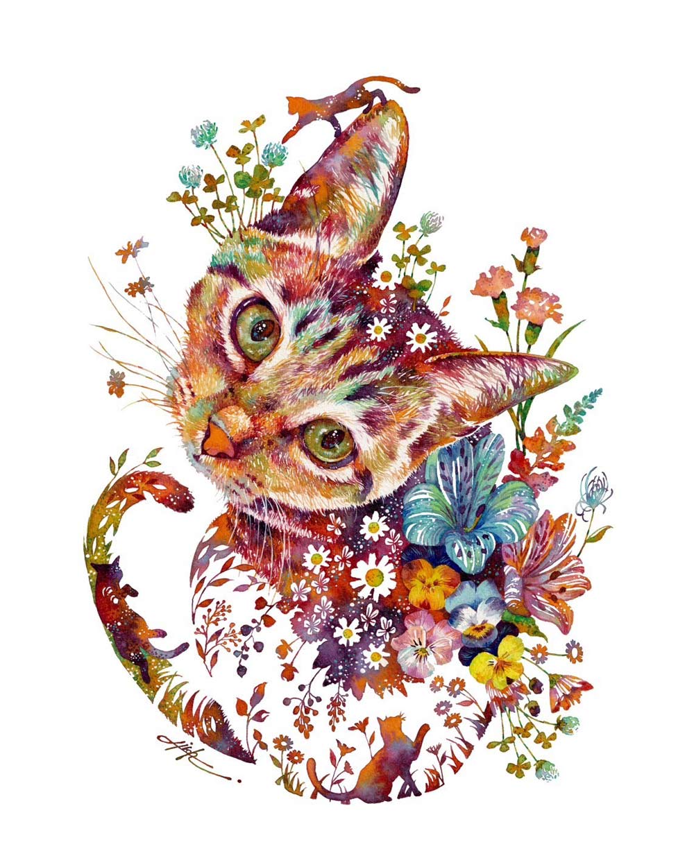 植物とモチーフを融合し、水彩で命を吹き込む水彩画家〜タケダヒロキ