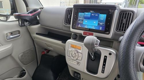 エブリィワゴン純正DAを市販フローティングナビ付替他 | 見た目を変え