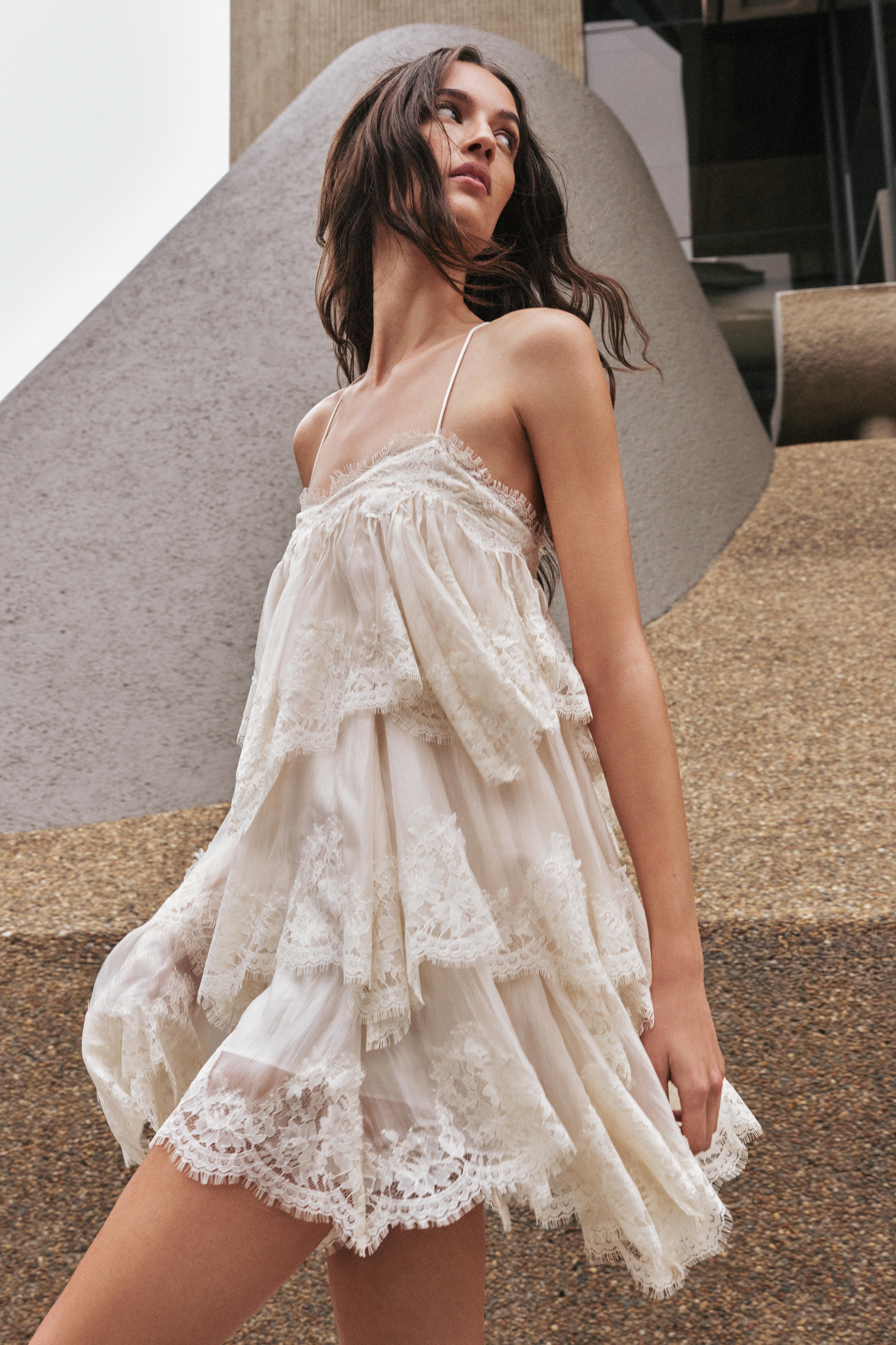 Ophelia Lace Mini Dress | Pastel Yellow | Aje – Aje ROW