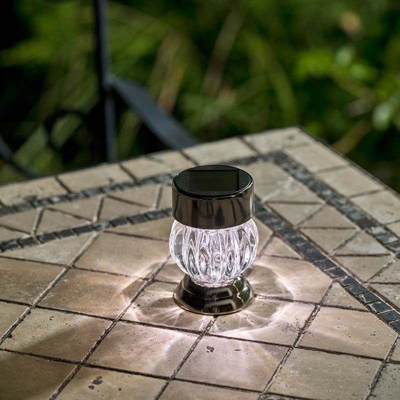 ソーラークリスタルライト ホワイト&ゆらぎイエロー 2個組 交換用充