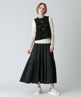 ◇バイヤス切替ギャザースカート|allureville OFFICIAL SITE / ONLINE