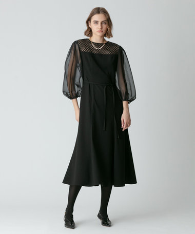シアーコンビネーションワンピース|allureville OFFICIAL SITE
