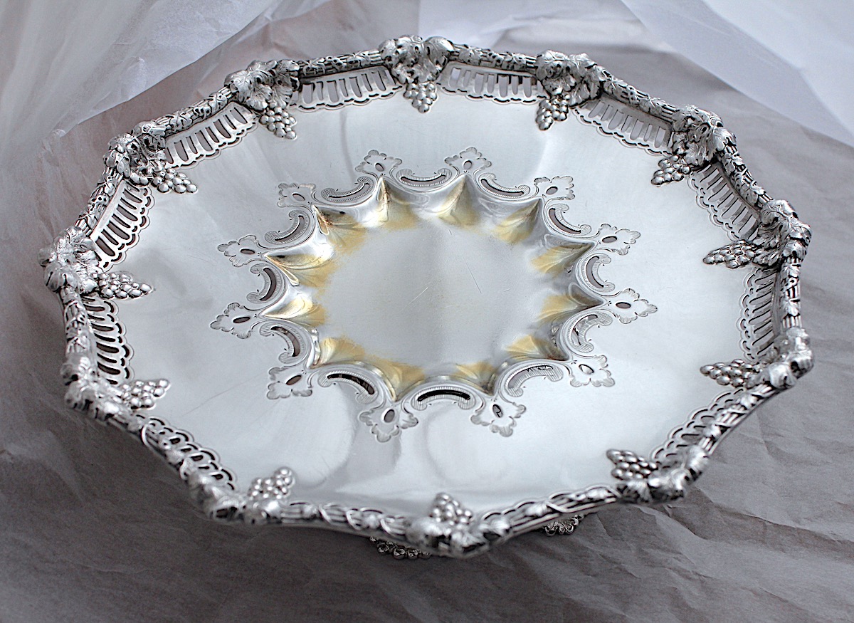 Sold：ティファニー純銀コンポート(Tazza) | アリスアンティークス