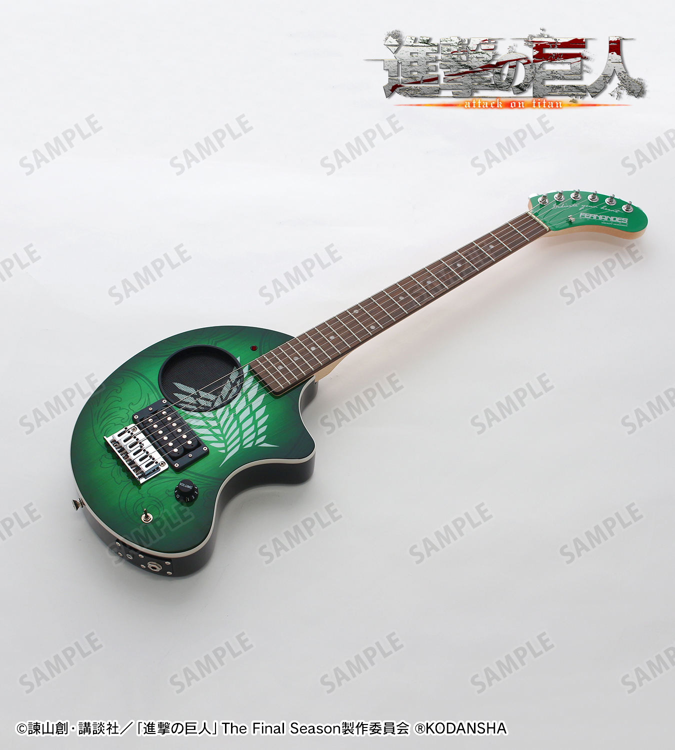 進撃の巨人】 FERNANDESコラボ ZO-3ギター - ARMABIANCA
