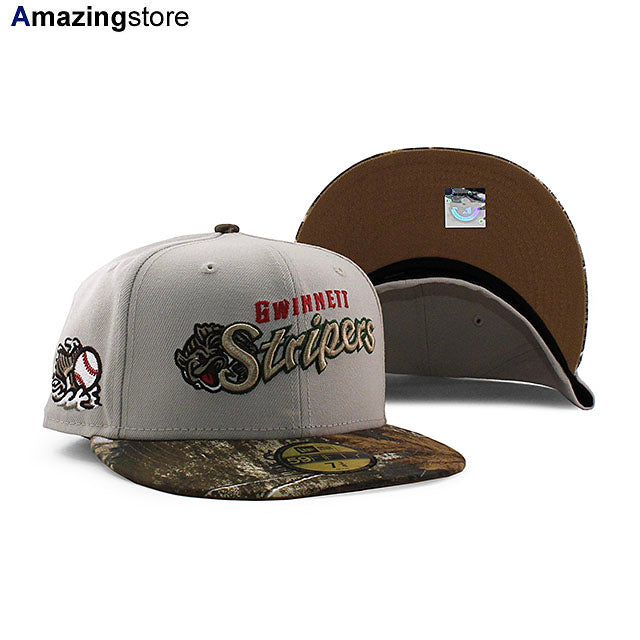 ニューエラ キャップ 59FIFTY グウィネット ストライパーズ MiLB BEIGE