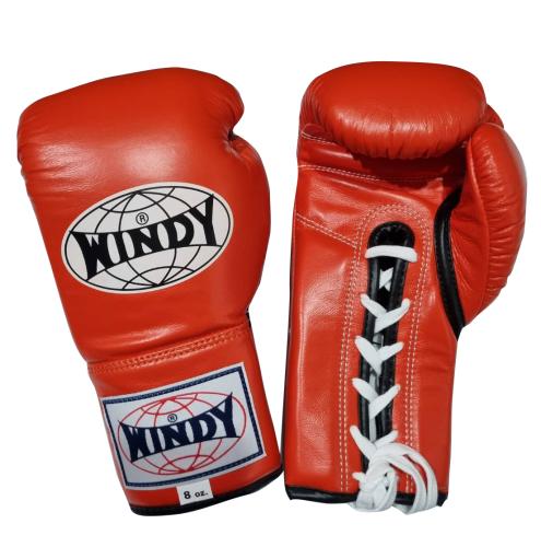 WINDY ウィンディ ひも式 ロープタイプ ボクシンググローブ オレンジの