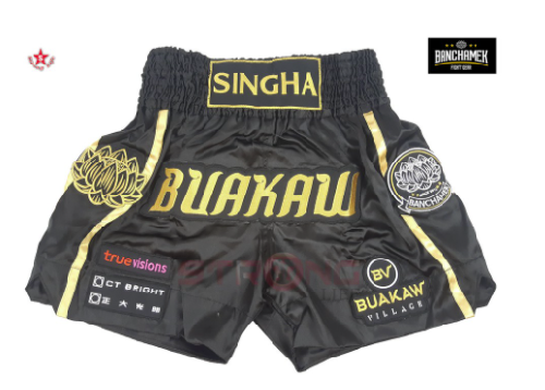 ブアカーオ ムエタイ キックパンツ Banchamek Fight Gear black