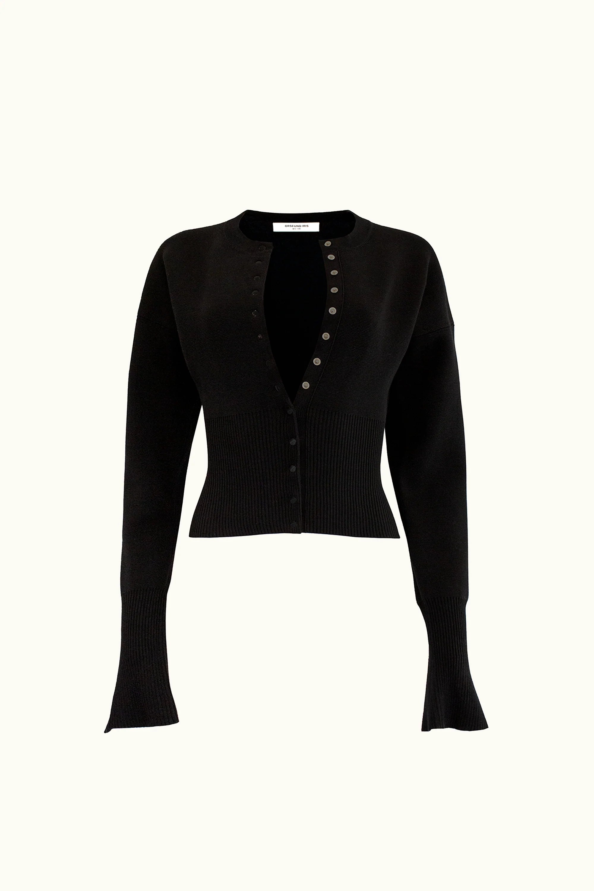 Weekend Knit Cardigan Black – Annabel