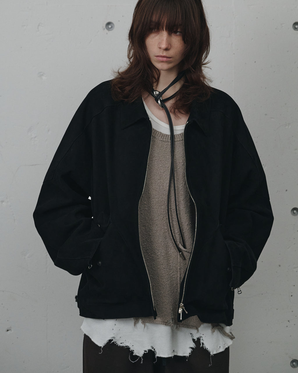 GEEP LEATHER JACKET(BLACK) – ANCELLM