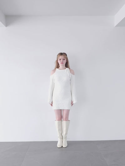 ANDMARY】Nora knit mini dress