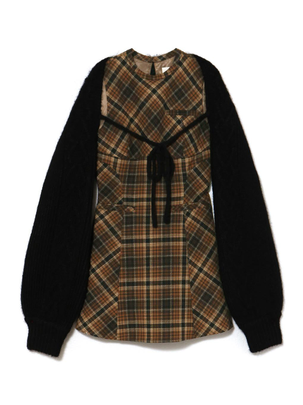 ANDMARY】Mimi check set mini dress