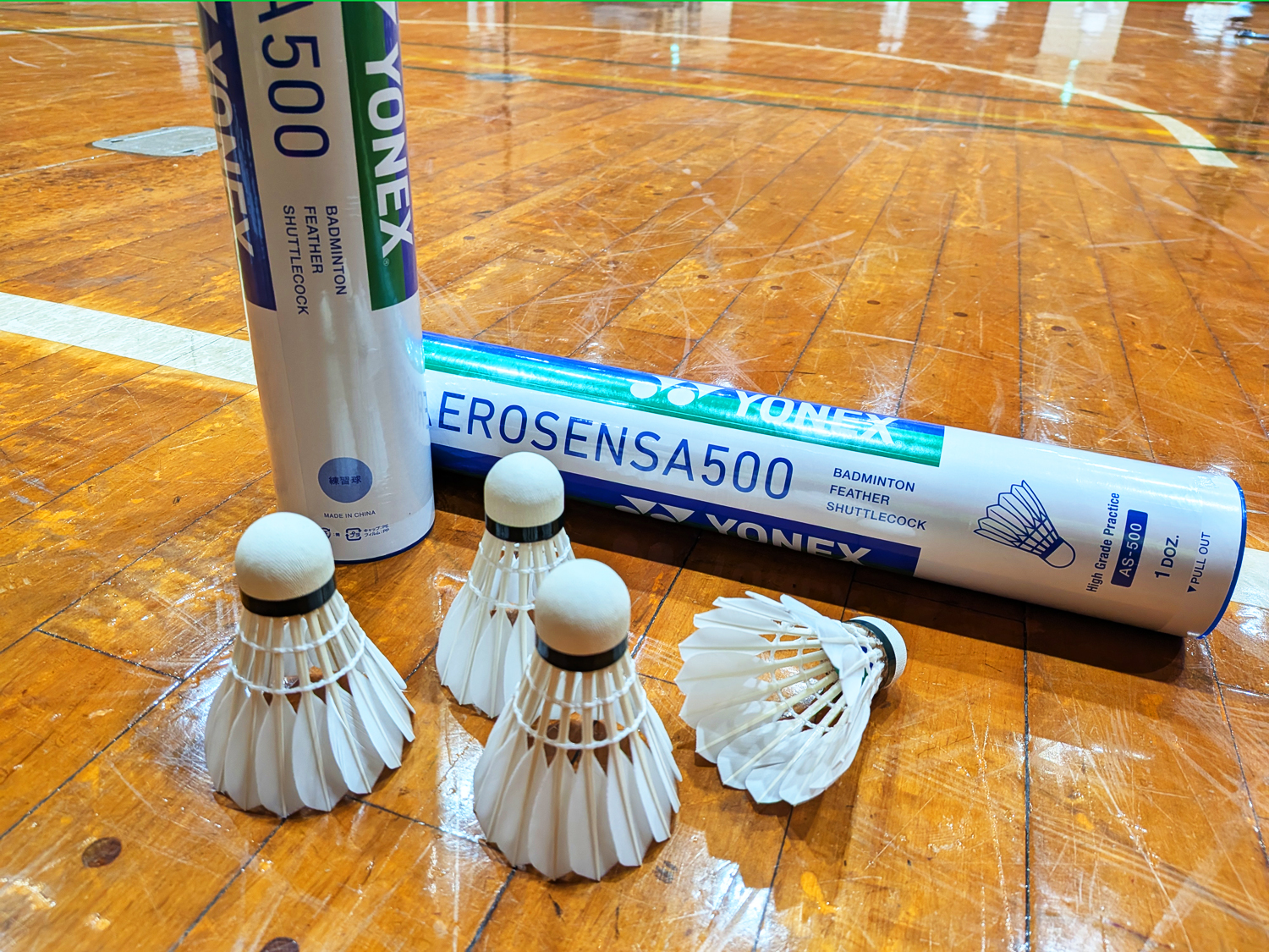 2025/12/09 ヨネックス エアロセンサ500 使用開始 | あねミントンず