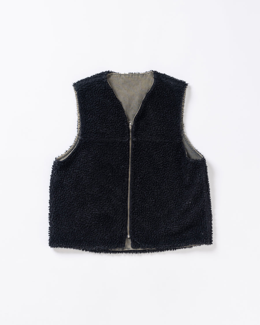 AN385 REVERSIBLE DUCK VEST BLACK – ANACHRONORM