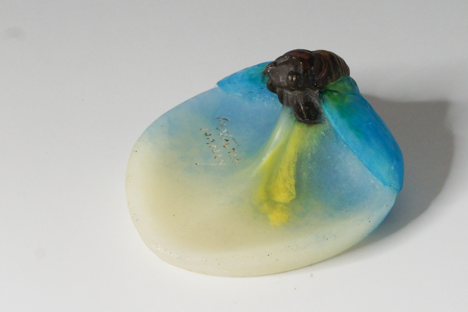 アマルリック・ワルター「蝉文 トレイ」《アンティックかとう》