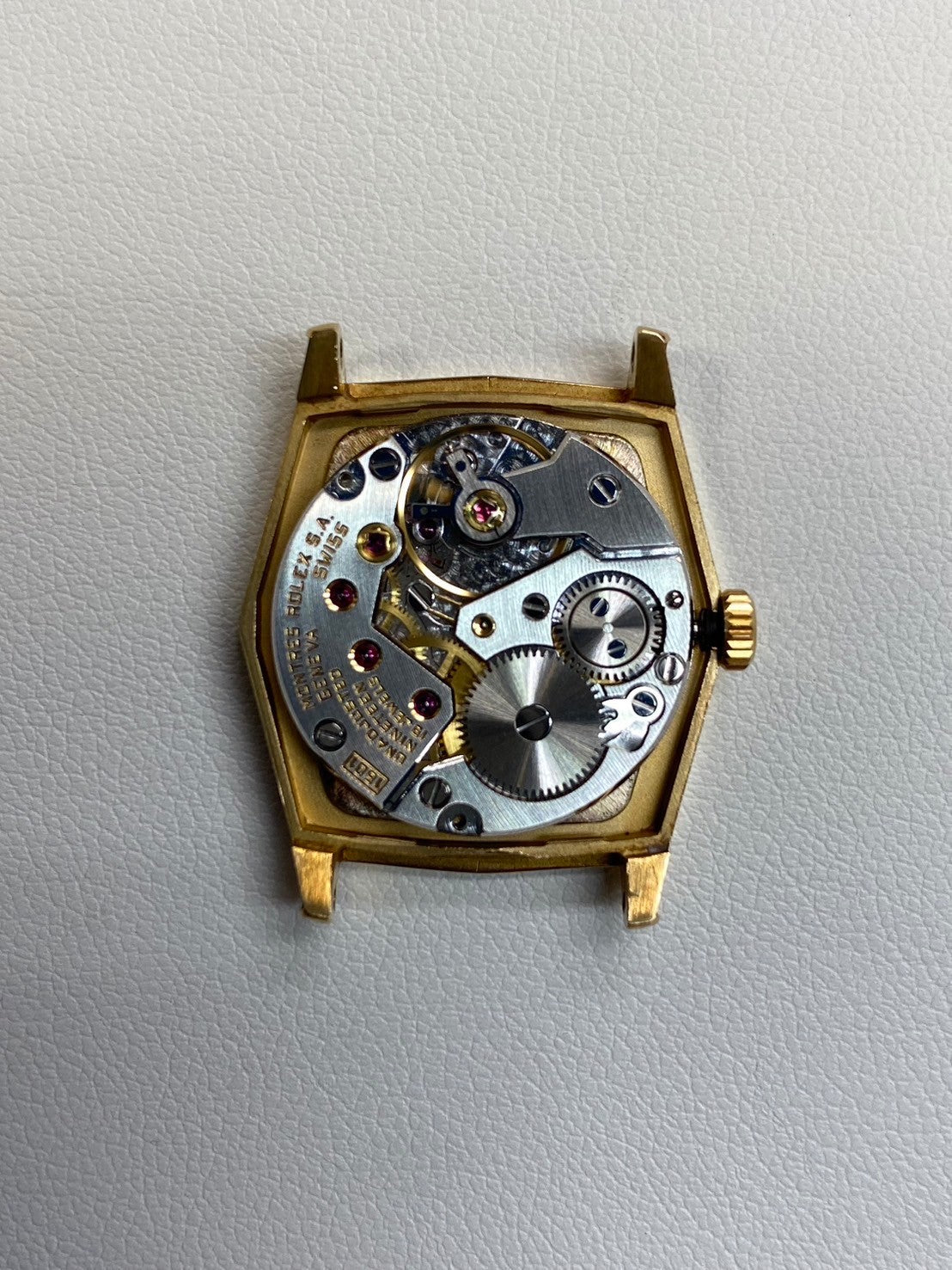 ロレックス チェリーニ 4160 手巻き Cal.1601 18K 革 純正尾錠（GP