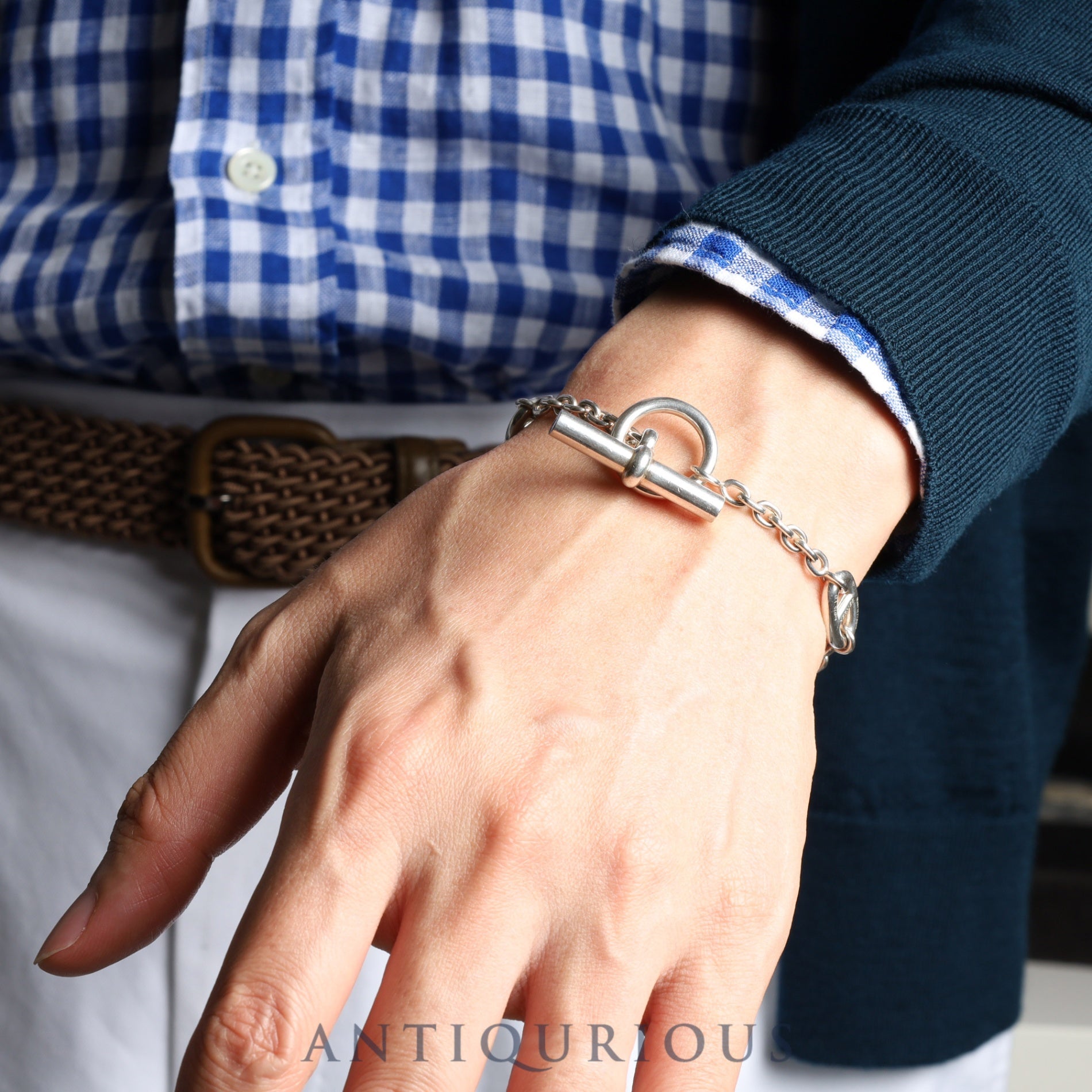 エルメス ブレスレット シェーヌダンクル ファランドール LG SV925