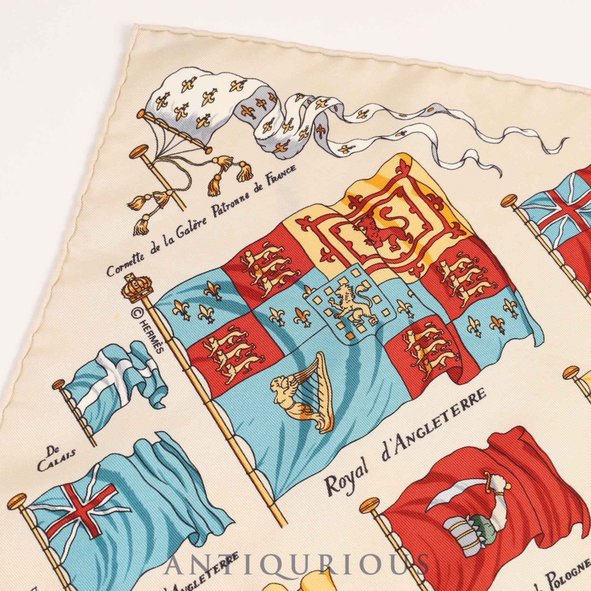 エルメス スカーフ カレ45 PAVOIS 船旗 SILK100% | 東京銀座の