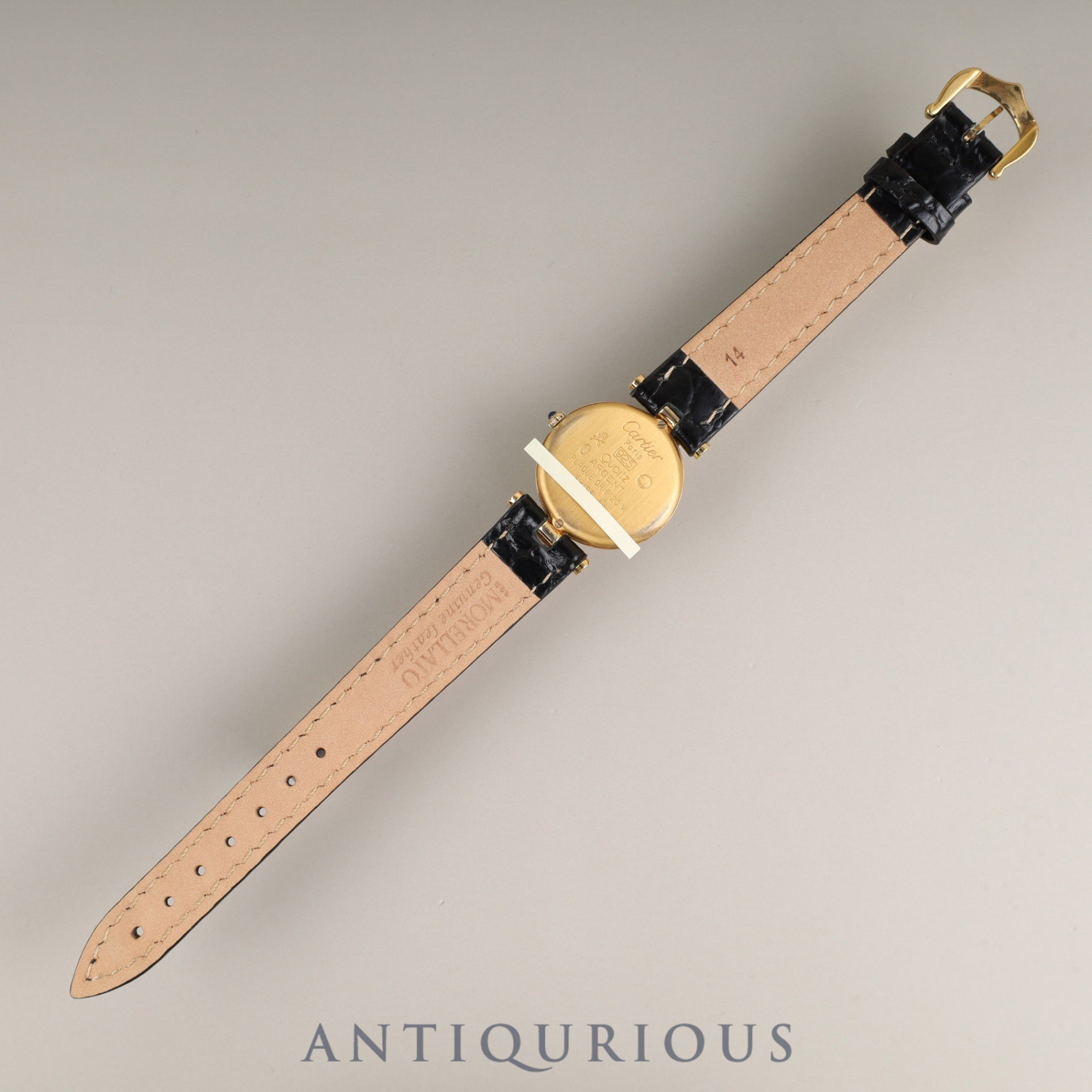 カルティエ マスト ヴァンドーム VLC SM クォーツ Cal.81 SV925 革