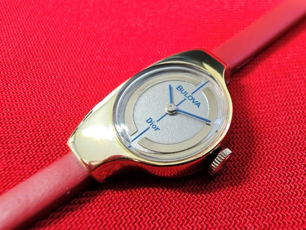 HB-0405| ブローバ クリスチャンディオール ダブルネーム 二針 手巻き