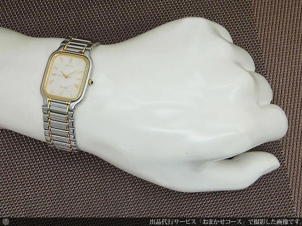 JA-1856| セイコー ドルチェ 8N41-5060 GP/SS コンビ 薄型クォーツ