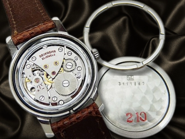 JA-3215| セイコー クロノス 21石 Ref.J13046 SS 50M防水ケース