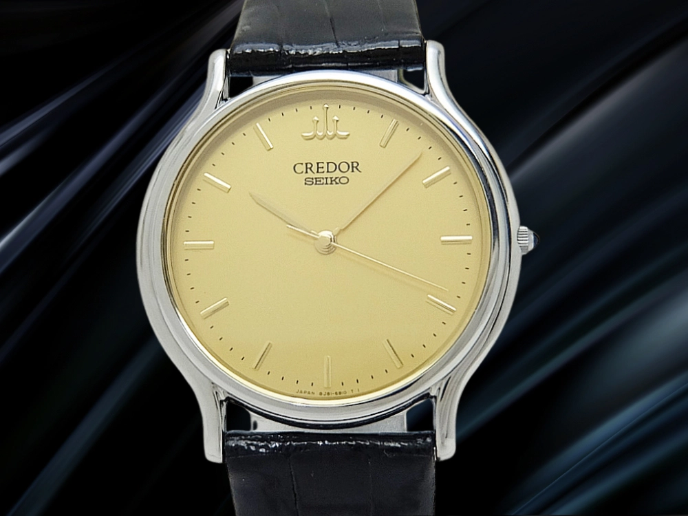 JA-3231| セイコー クレドール 8J81-6A30 SS ラウンド ゴールド