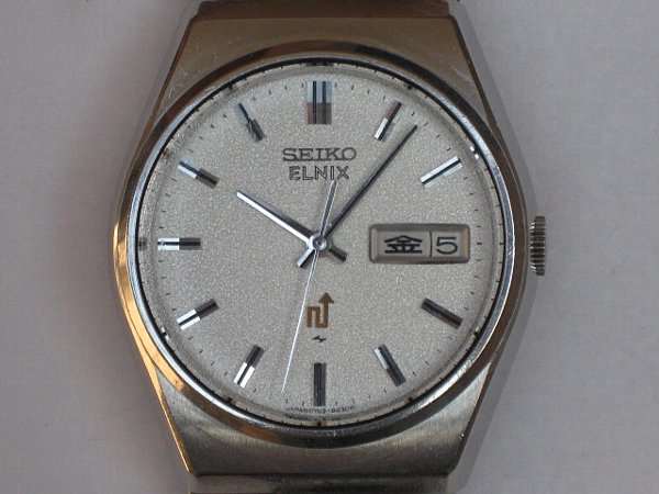 セイコー エルニクス 電磁テンプ 0703-8030 ダブルカレンダー SEIKO